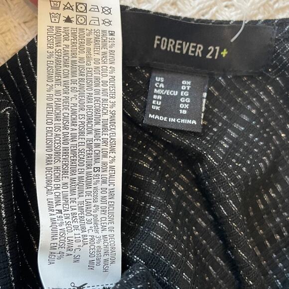 new black shimmer silver stripe one shoulder ruched top TLS1 2915 - Picture 5 of 10